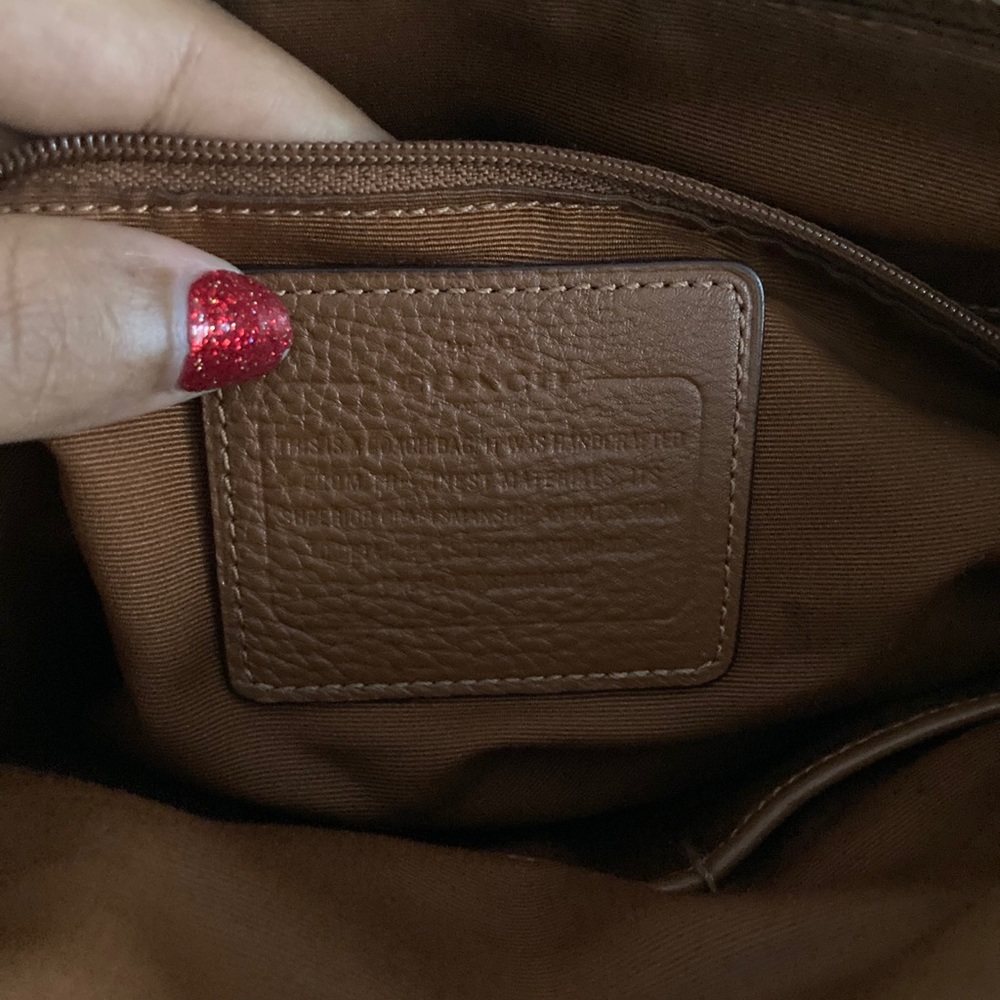 Camel Color Coach Purse - Picture 3 of 4